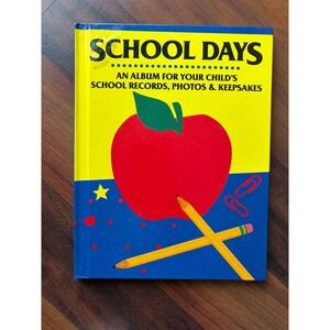 School Days Memory Book Journal Scrapbook Album Troll Associates 0-8167-1564-5